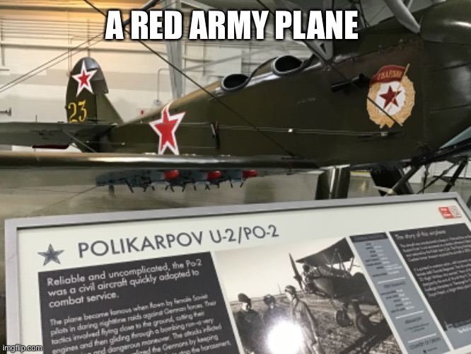 A RED ARMY PLANE | made w/ Imgflip meme maker