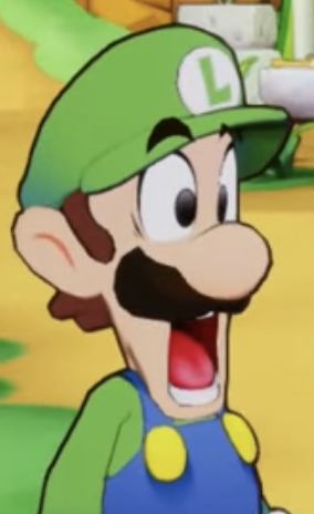 High Quality Shocked Luigi Blank Meme Template