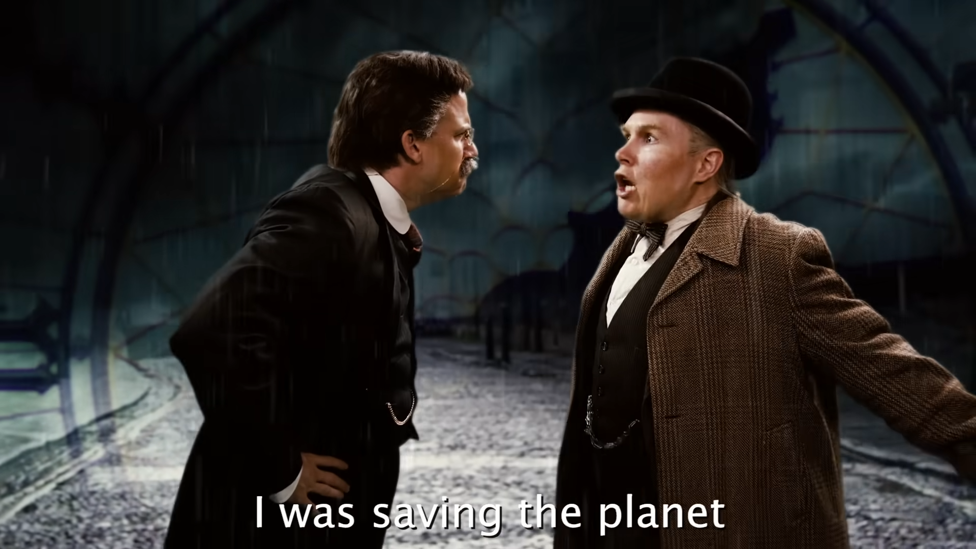 I was saving the planet Blank Meme Template