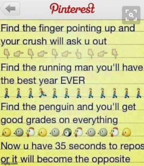 now u have 35 seconds to repost or it will become the opposite | image tagged in now u have 35 seconds to repost or it will become the opposite | made w/ Imgflip meme maker