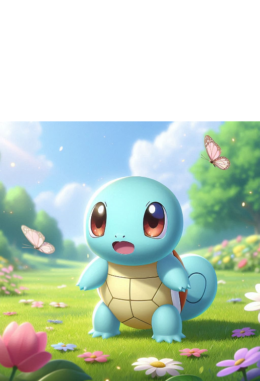 Surprised squirtle Blank Meme Template