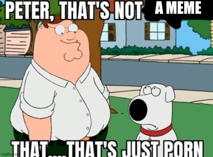 Peter that's not x | A MEME | image tagged in peter that's not x | made w/ Imgflip meme maker