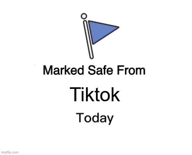 Marked Safe From | Tiktok | image tagged in memes,marked safe from | made w/ Imgflip meme maker