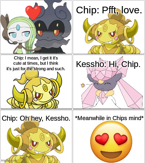 The 4 Mythicals: Love.mp3 | image tagged in comic,the 4 mythicals,kage and melody,chip and kessho | made w/ Imgflip meme maker