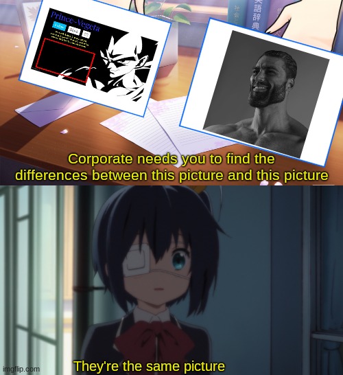 They're the same picture | image tagged in they're the same picture | made w/ Imgflip meme maker