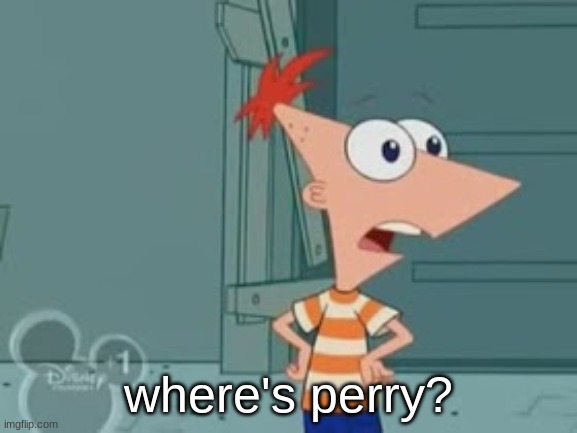 Where's Perry? | where's perry? | image tagged in where's perry | made w/ Imgflip meme maker