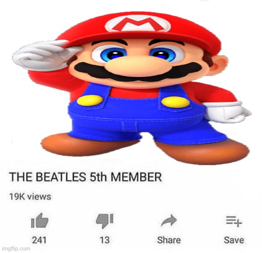 the Beatles 5th member | image tagged in the beatles 5th member | made w/ Imgflip meme maker