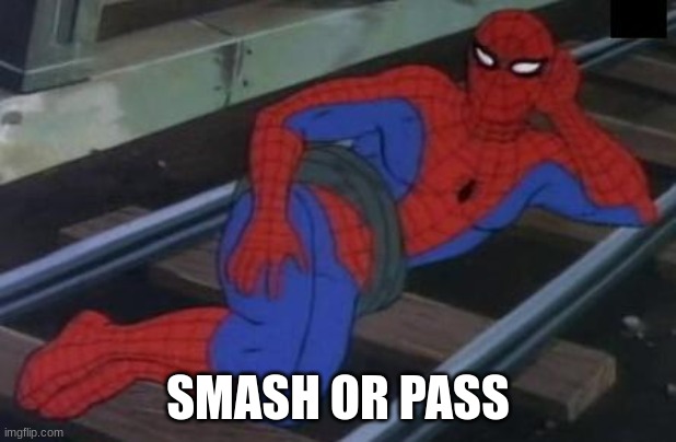 idfk | SMASH OR PASS | image tagged in memes,sexy railroad spiderman,spiderman | made w/ Imgflip meme maker