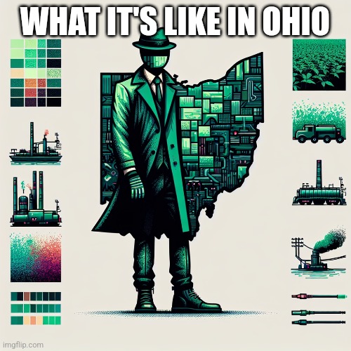 oNlY iN oHiO | WHAT IT'S LIKE IN OHIO | image tagged in ohio,lesb | made w/ Imgflip meme maker