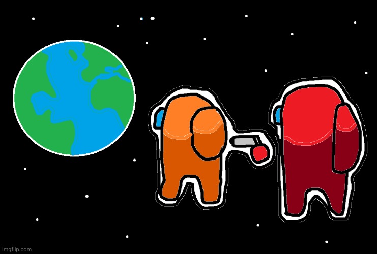 Mod abuse this title to be funny | image tagged in always has been among us | made w/ Imgflip meme maker