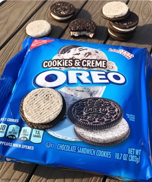 Anyone get the urge to eat Oreo flavored Oreos? | image tagged in oreo | made w/ Imgflip meme maker