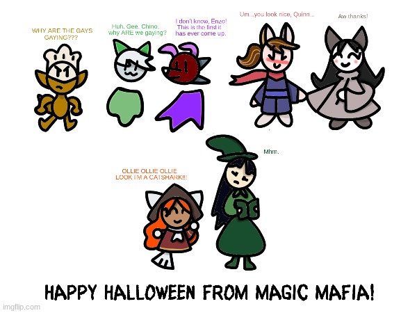 I know its past Halloween, but...(costume info in comments) | image tagged in ocs,happy halloween,google | made w/ Imgflip meme maker