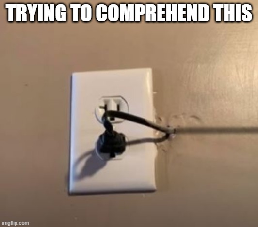 The Plug | TRYING TO COMPREHEND THIS | image tagged in you had one job | made w/ Imgflip meme maker