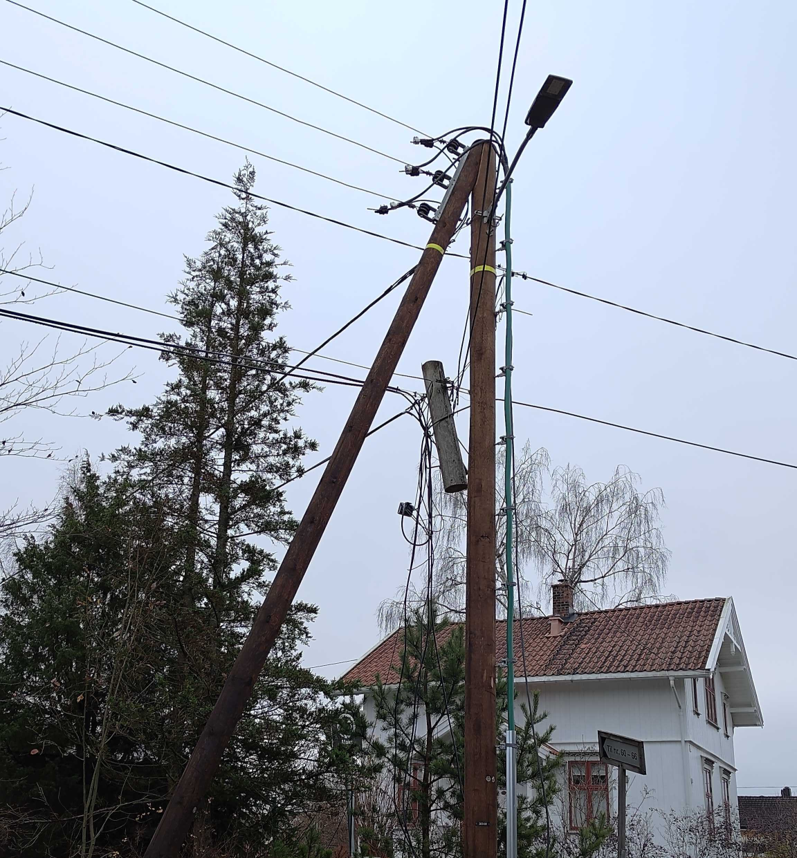 Utility pole hack Blank Meme Template