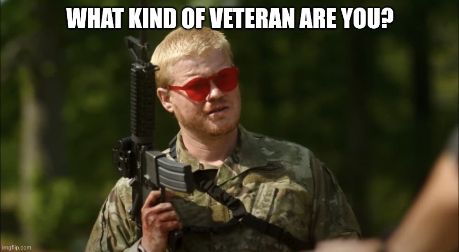 What kind of American are you? | WHAT KIND OF VETERAN ARE YOU? | image tagged in what kind of american are you | made w/ Imgflip meme maker