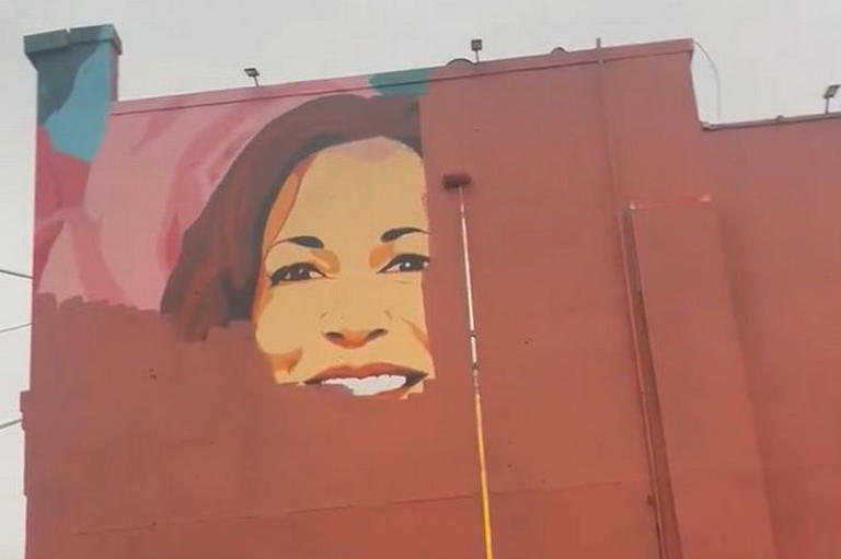 Kamala Mural Blank Meme Template