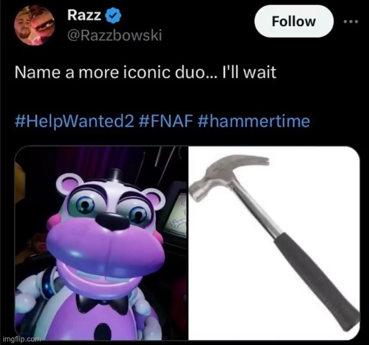 Might start using this pic of Helpy as a reaction image (A FNAF Meme a Day: Day 215) | image tagged in fnaf,a fnaf meme a day | made w/ Imgflip meme maker