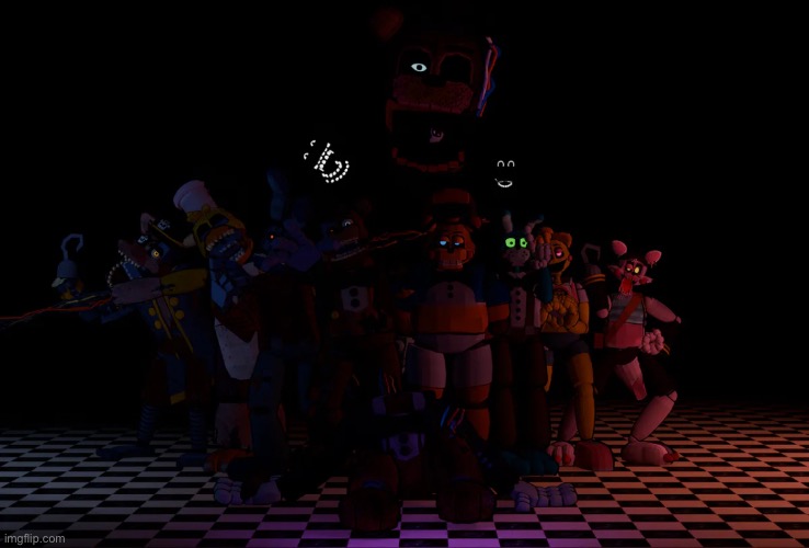 Happy 10th to FNaF 2!!! | image tagged in fnaf,fnaf 2,anniversary | made w/ Imgflip meme maker