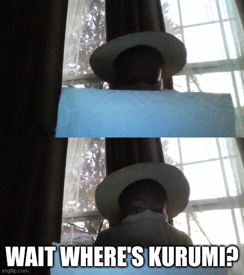 did bro go offline for a while or sum??? | WAIT WHERE'S KURUMI? | image tagged in what the fuck did i just read | made w/ Imgflip meme maker