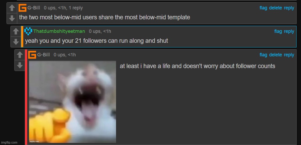 Completely bullshit comment section no one gives two shits about | made w/ Imgflip meme maker