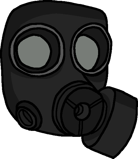 simple gas mask Meme Template