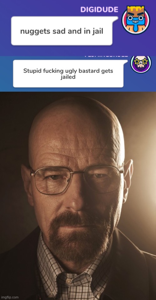 Boowomp | image tagged in walter white stare | made w/ Imgflip meme maker