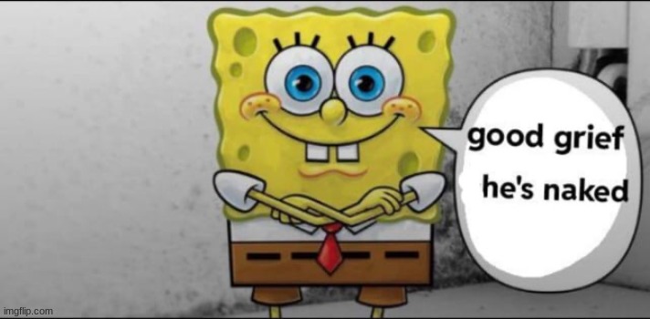 Good grief he’s naked | image tagged in good grief he s naked | made w/ Imgflip meme maker
