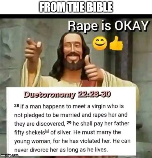 FROM THE BIBLE | made w/ Imgflip meme maker