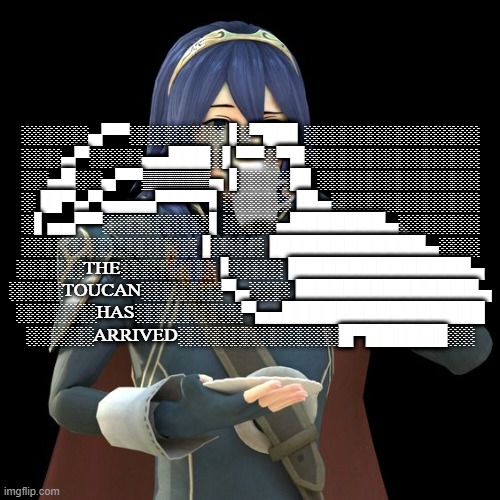 Yet another image of Lucina sipping tea | ░░░░░▄▀▀░░░░░░░▐░▀██▌░░░░░░░░░░░░░ ░░░▄▀░░░░▄▄███░▌▀▀░▀█░░░░░░░░░░░░░ ░░▄█░░▄▀▀▒▒▒▒▒▄▐░░░░█▌░░░░░░░░░░░░ ░▐█▀▄▀▄▄▄▄▀▀▀▀▌░░░░░▐█▄░░░░░░░░░░░ ░▌▄▄▀▀░░░░░░░░▌░░░░▄███████▄░░░░░░ ░░░░░░░░░░░░░▐░░░░▐███████████▄░░░ ░░░░░THE░░░░░░░▐░░░░▐█████████████▄ ░░░░TOUCAN░░░░░░▀▄░░░▐█████████████▄ ░░░░░░HAS░░░░░░░░▀▄▄███████████████ ░░░░░ARRIVED░░░░░░░░░░░░█▀██████░░ | image tagged in yet another image of lucina sipping tea | made w/ Imgflip meme maker