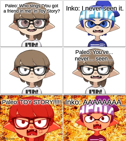 Inko never seen Toy Story.mp3 | image tagged in comic | made w/ Imgflip meme maker