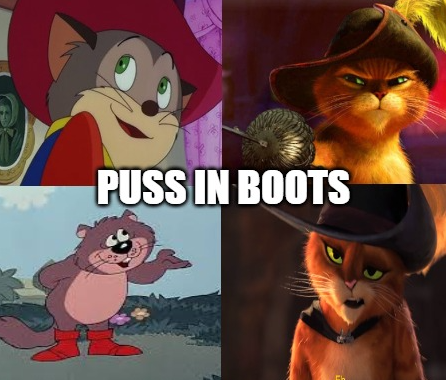 puss in boots mashup Blank Meme Template