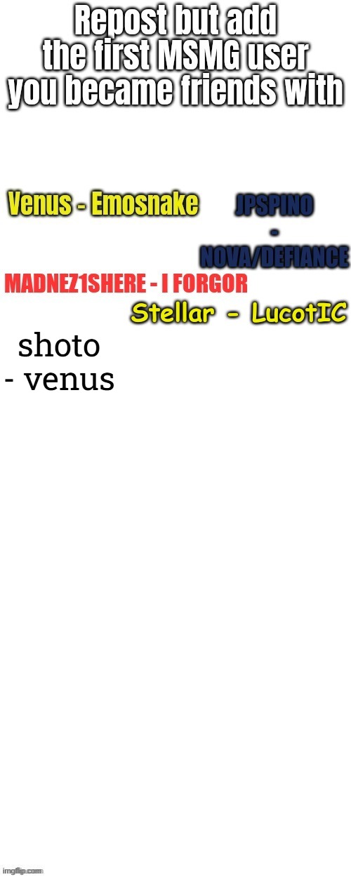 shoto - venus | made w/ Imgflip meme maker