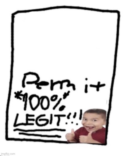 blank permit | image tagged in blank permit | made w/ Imgflip meme maker