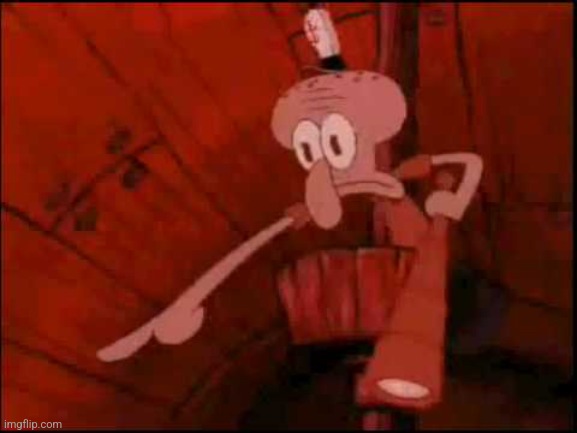 Squidward pointing | image tagged in squidward pointing | made w/ Imgflip meme maker