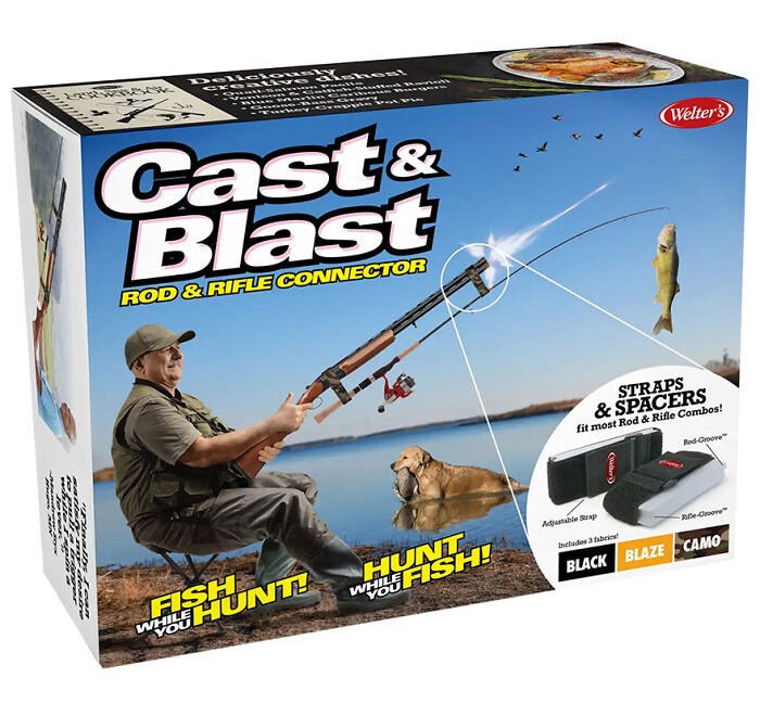 Cast and Blast | image tagged in funny memes,fake products | made w/ Imgflip meme maker