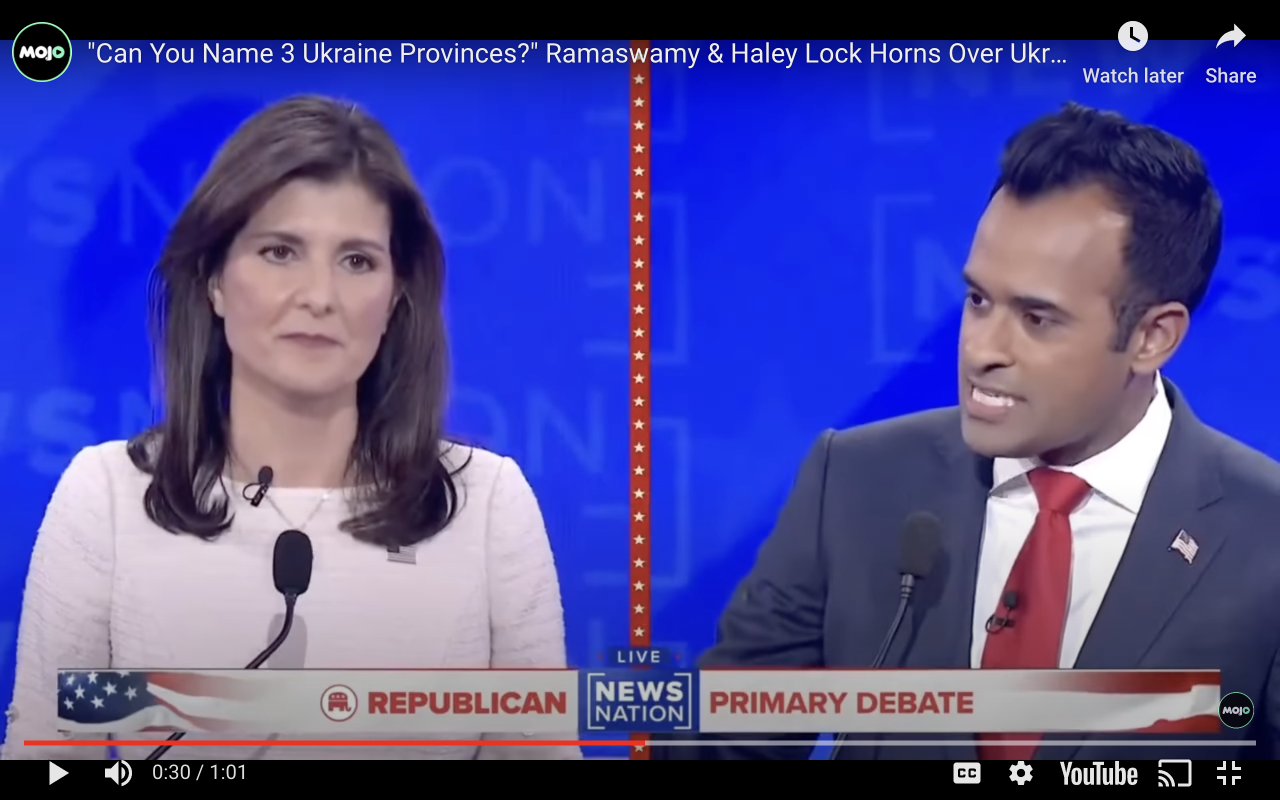 name three provinces ukraine vivek ramaswamy nikki haley Blank Meme Template