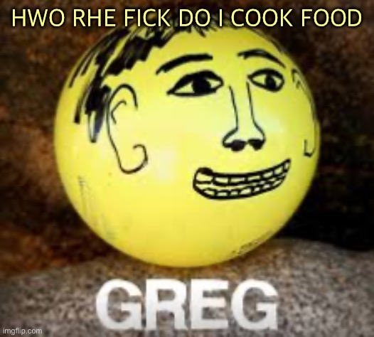 Holy shit is that Phil’s balls | HWO RHE FICK DO I COOK FOOD | image tagged in holy shit is that phil s balls | made w/ Imgflip meme maker