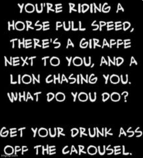 Carousel | image tagged in carousel,horse,giraffe,lion,funny,funny meme | made w/ Imgflip meme maker