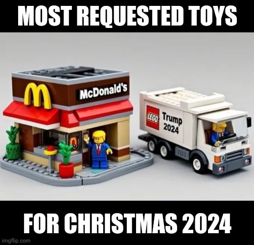 Gonna Be The Best Christmas EVER! | MOST REQUESTED TOYS; FOR CHRISTMAS 2024 | image tagged in conservatives,rule,butthurt liberals,merry christmas | made w/ Imgflip meme maker