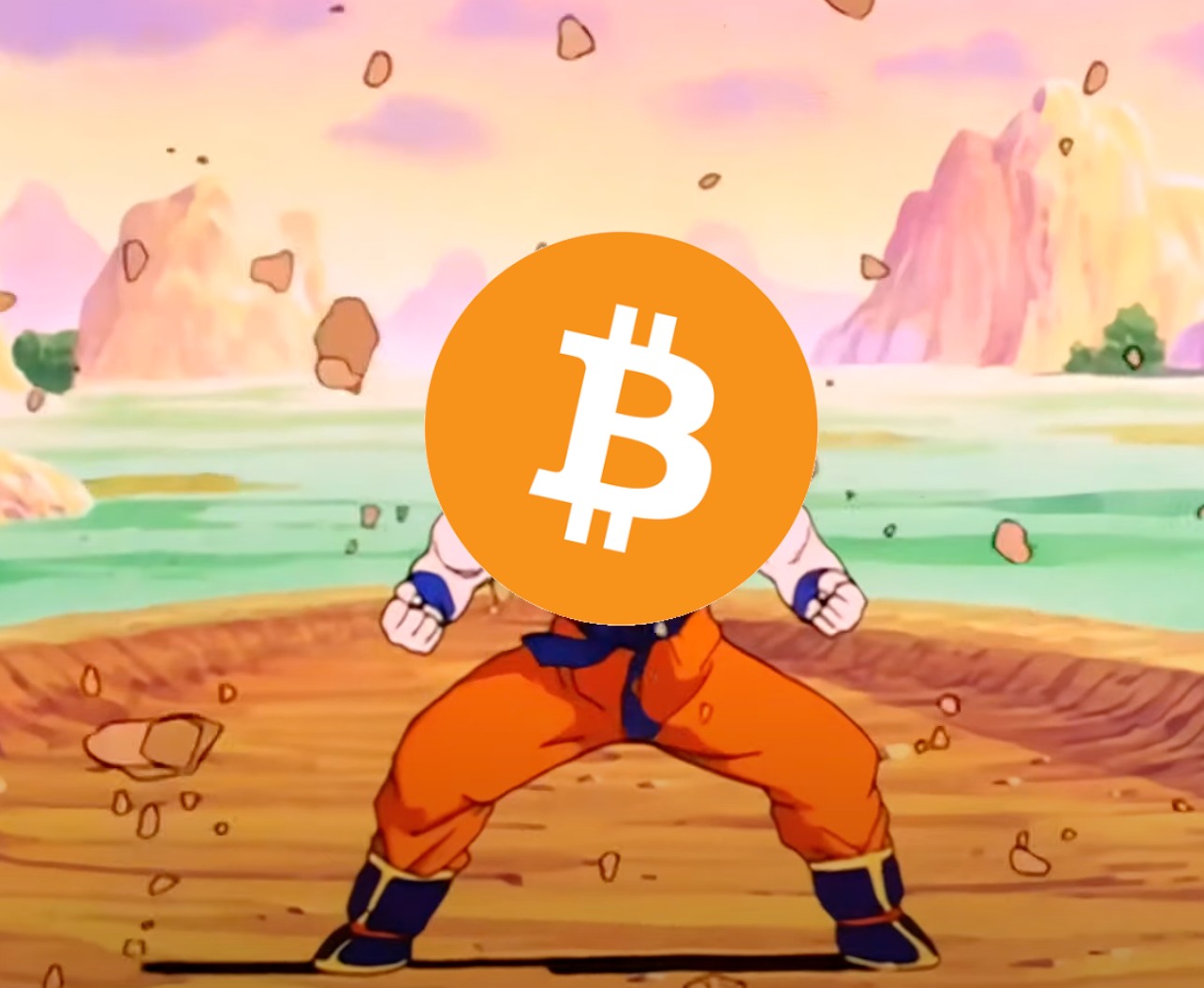 BTC Charging Blank Meme Template