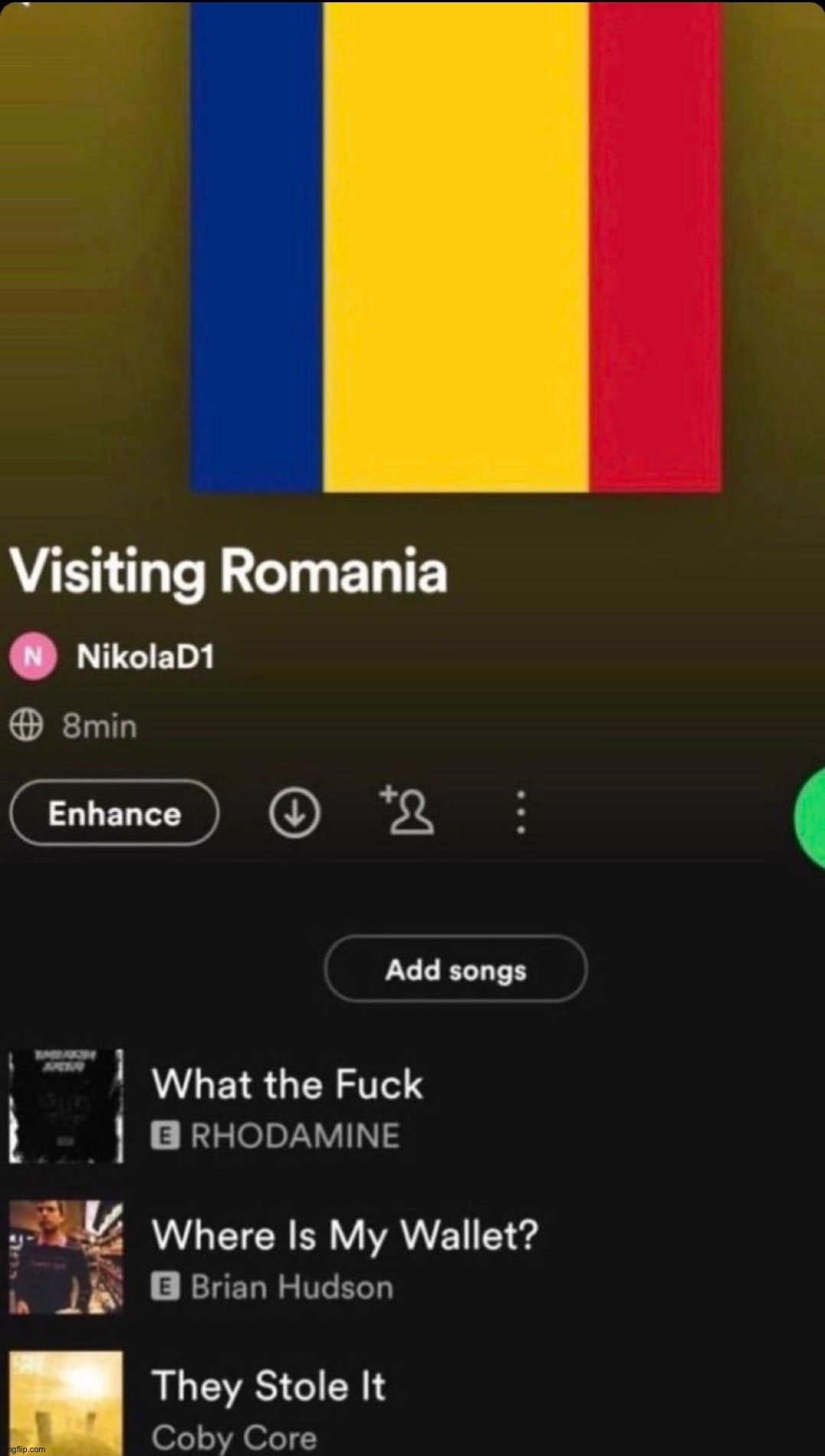 W playlist | made w/ Imgflip meme maker