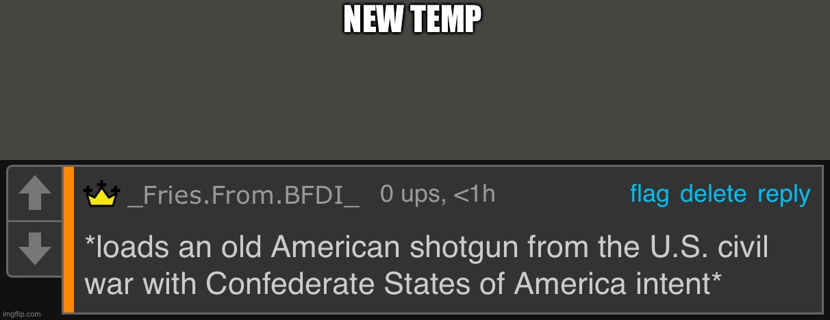 *loads an old American shotgun* | NEW TEMP | image tagged in loads an old american shotgun | made w/ Imgflip meme maker