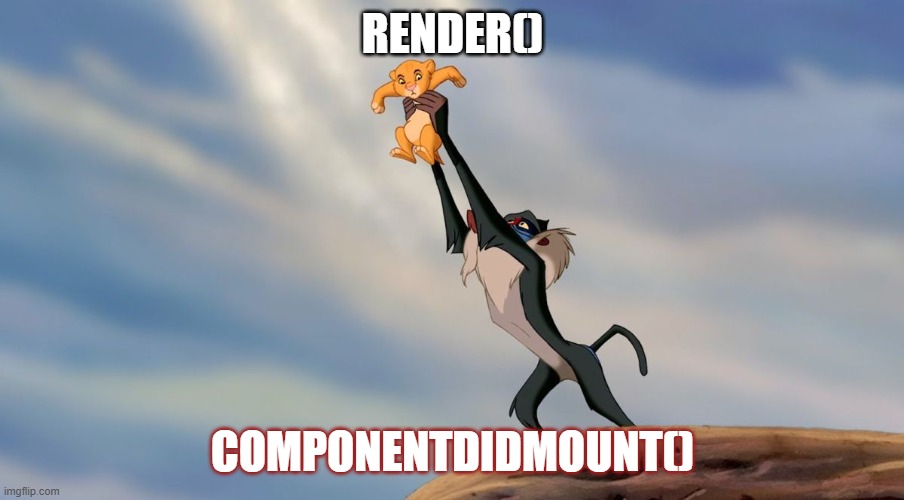 Lion King Rafiki No Sigal Meme Talooka  | RENDER(); COMPONENTDIDMOUNT() | image tagged in lion king rafiki no sigal meme talooka | made w/ Imgflip meme maker