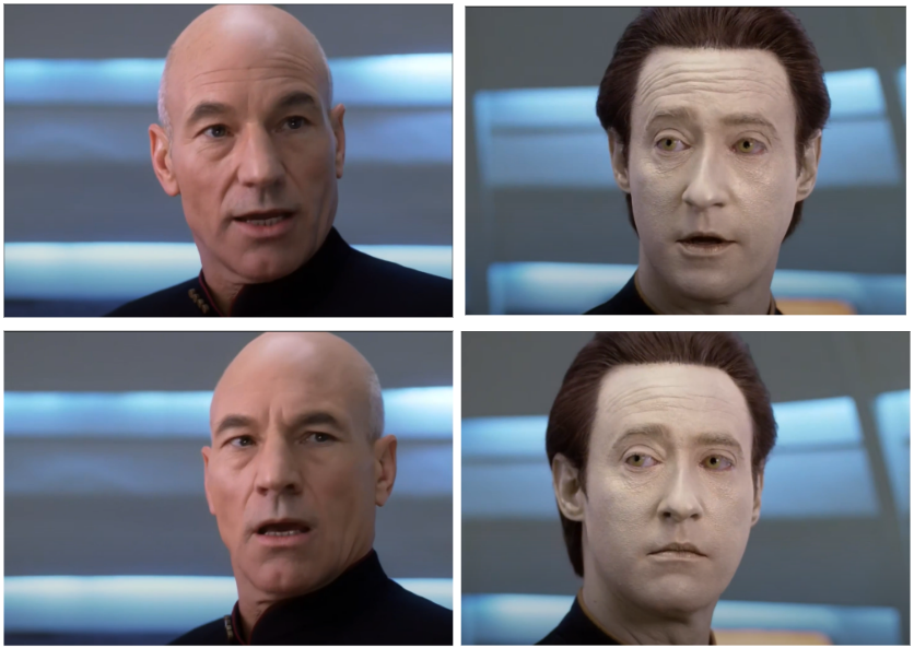 data and picard Blank Meme Template