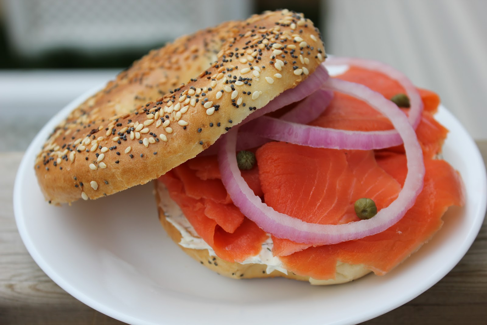 High Quality Bagel and Lox Blank Meme Template