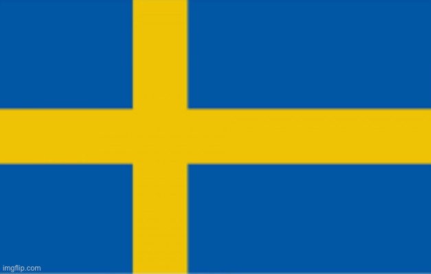 Sweden flag | image tagged in sweden flag | made w/ Imgflip meme maker