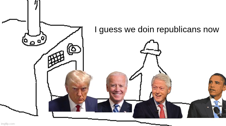 The republicans are going to make it so that only they can win elections. Get out of the US while you can. | I guess we doin republicans now | image tagged in i guess we doin blank now,politics | made w/ Imgflip meme maker