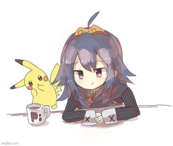 Lucina and Pikachu 2 | image tagged in lucina and pikachu 2 | made w/ Imgflip meme maker