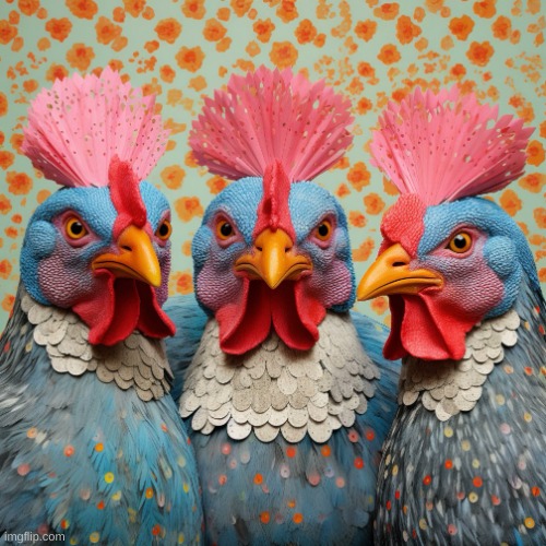 Roosters | image tagged in roosters | made w/ Imgflip meme maker