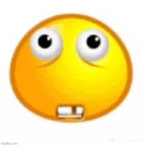 Scared emoji | image tagged in scared emoji | made w/ Imgflip meme maker